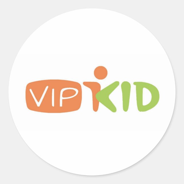 Adesivo Vinheta do logotipo VIPKID (Frente)