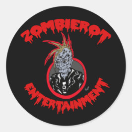 Adesivo Vinheta do logotipo Zombierot Xtoph