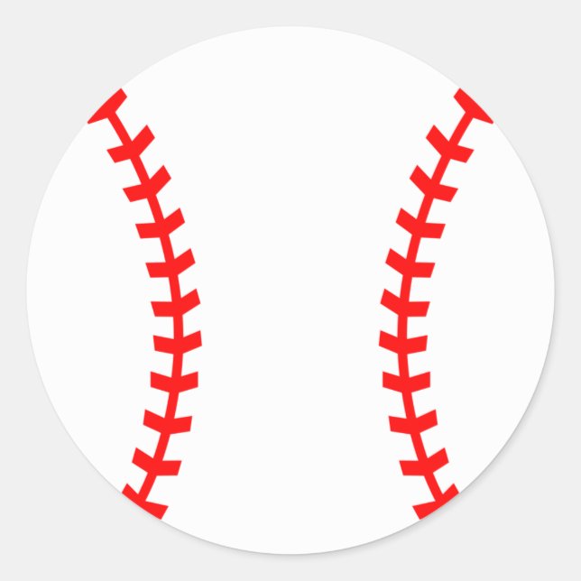 Adesivo Vinheta do Partido Baseball, Vinheta de Aniversári (Frente)