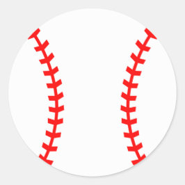 Adesivo Vinheta do Partido Baseball, Vinheta de Aniversári