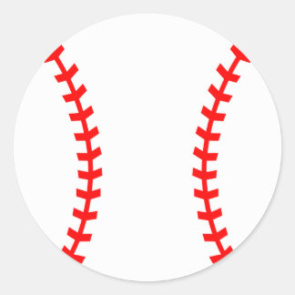 Adesivo Vinheta do Partido Baseball, Vinheta de Aniversári