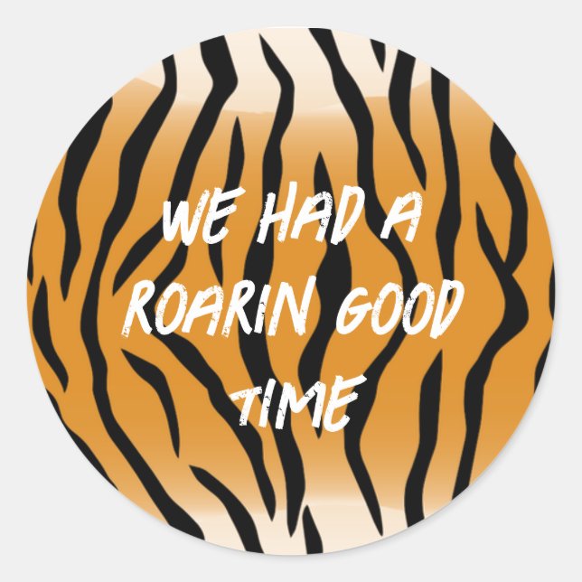 Adesivo Vinheta do Partido Tigre (Frente)