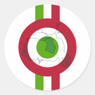 Adesivo Vinheta do Patinete Retro