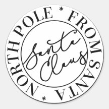 Vinheta do Polo Norte Santa Claus