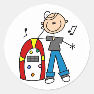 Adesivo Vinheta Do Rock And Roll Juke Box