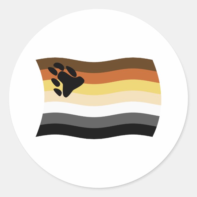 Adesivo Vinheta do Sinalizador da Irmandade do Urso (Frente)