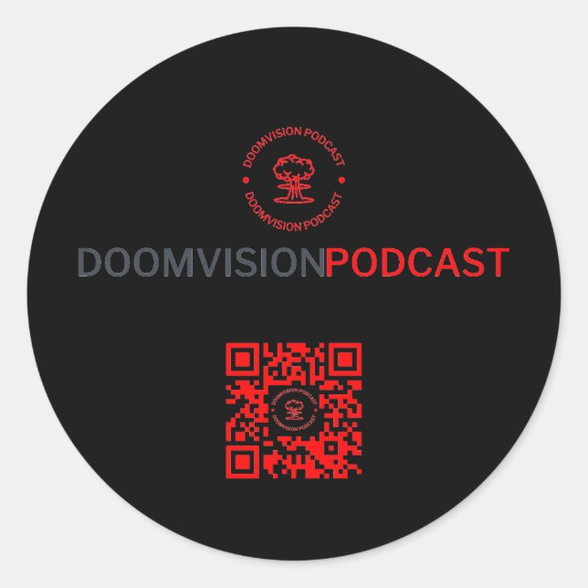 Adesivo Vinheta DoomVision (Frente)