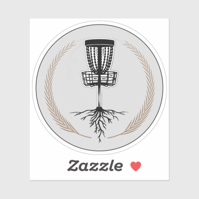 Adesivo Vinheta dourada ambígua (Folha)