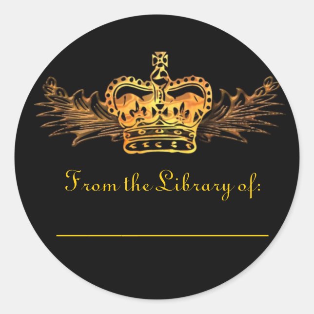 Adesivo Vinheta Dourada de prancheta (Frente)