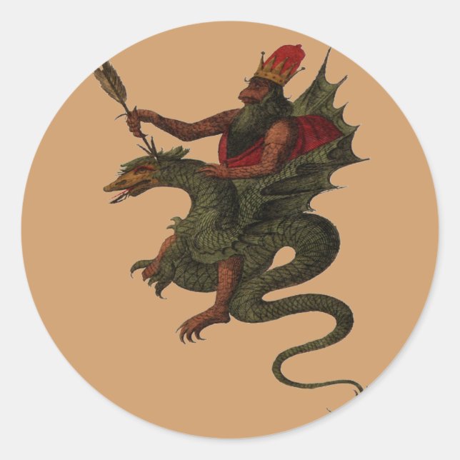 Adesivo Vinheta Dragão (Frente)