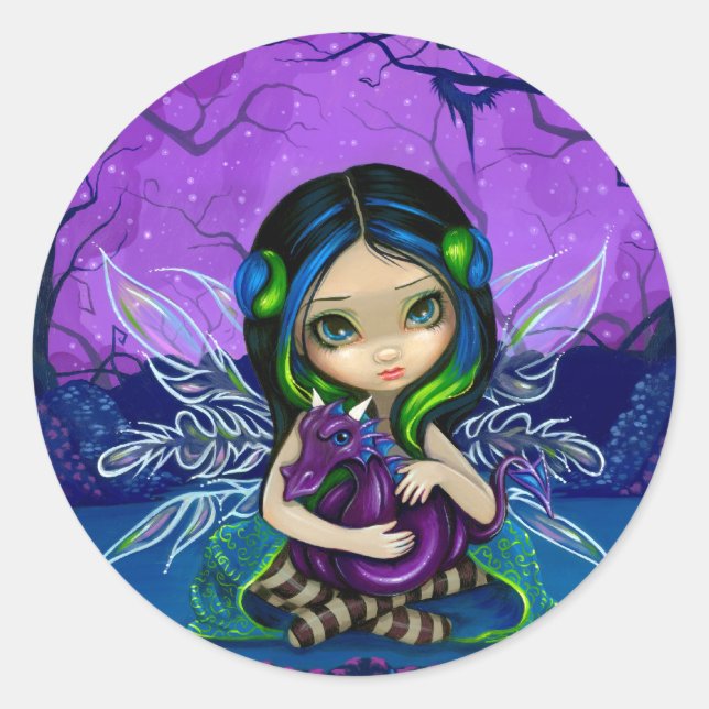 Adesivo Vinheta "Dragonling Garden II" (Frente)