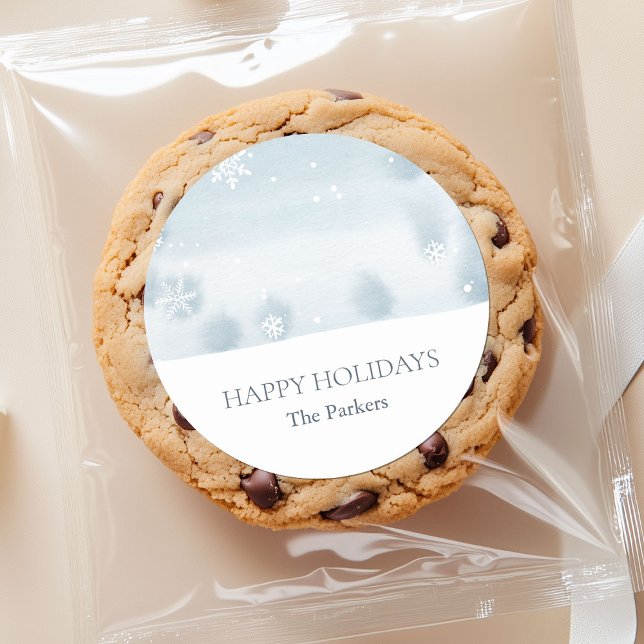 Adesivo Vinheta Dusty Blue Snowflaker (Criador carregado)