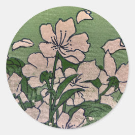 Adesivo Vinheta em cascata rosa-flor