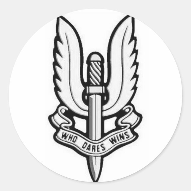 Adesivo Vinheta emblem SAS (Frente)
