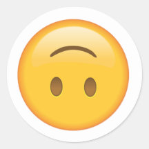 Vinheta Emoji Para Baixo