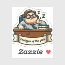 Vinheta engraçada "Empregado do ano"- sarcasmo- ma