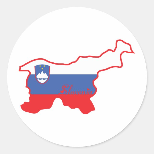 Adesivo Vinheta Eslovênia (Frente)