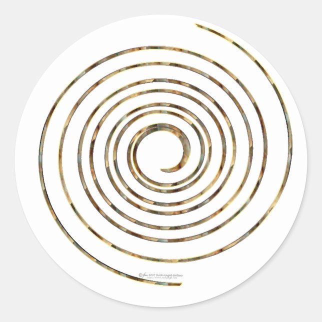 Adesivo Vinheta Espiral (Frente)