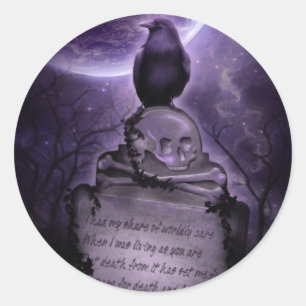 Adesivo Vinheta Espírito Corvo