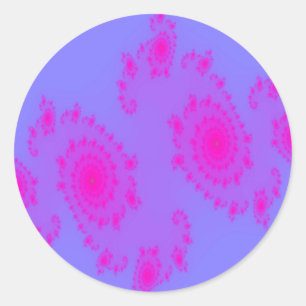 Adesivo Vinheta espirrar rosa