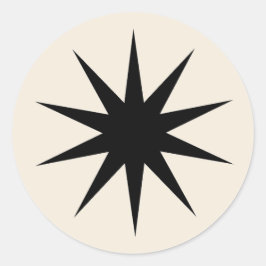 Adesivo Vinheta estelar mínima - Fornecimentos de venda do