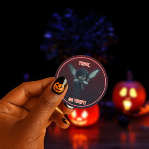 Adesivo Vinheta-fada de Halloween de picada ou de tratamen