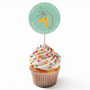 Adesivo Vinheta Favorável ao Chá de fraldas Moderno do Séc