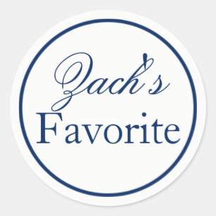 Adesivo Vinheta Favorável De Casamento De "Seu Favorito" -