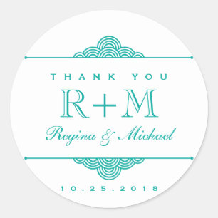 Adesivo Vinheta-Favorito do Círculo Vermelho Azul Branco