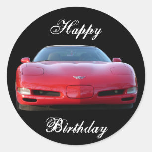 Adesivo Vinheta feliz de aniversário