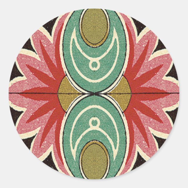 Adesivo Vinheta Floral Árabe (Frente)