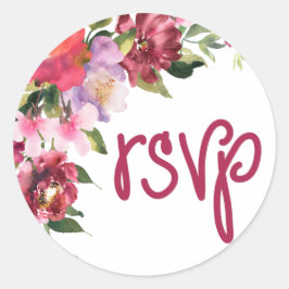 Adesivo Vinheta floral RSVP
