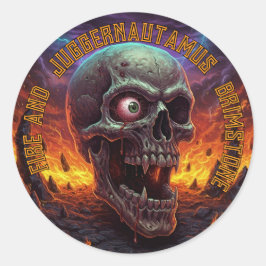 Adesivo Vinheta FOGO E BRIMSTONE