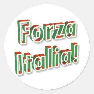 Adesivo vinheta "Forza Italia"