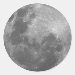 Adesivo Vinheta Fotográfica Lunar Super Lua Cheia