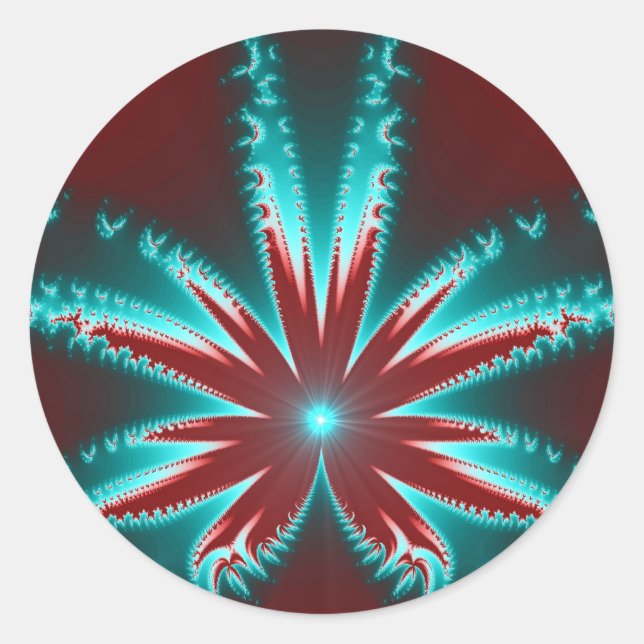 Adesivo Vinheta Fractal de Queima a Frio (Frente)