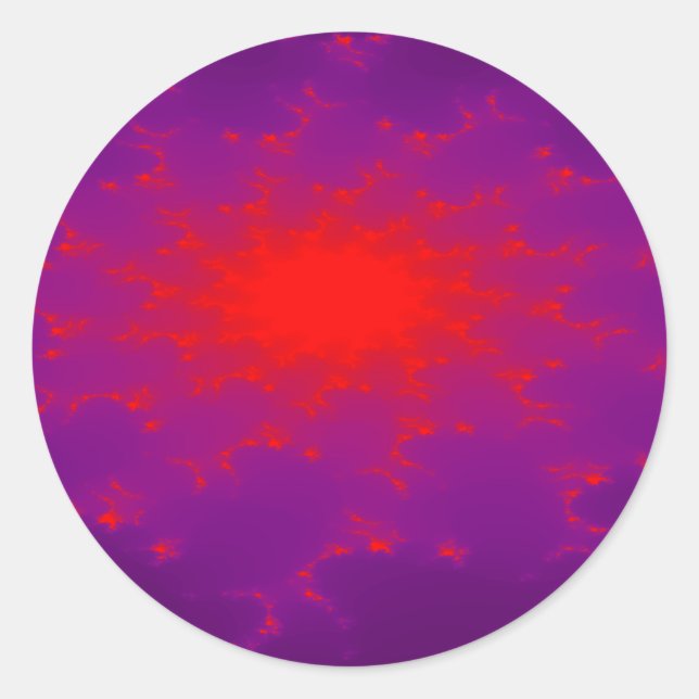 Adesivo Vinheta Galáxica a arder (Frente)