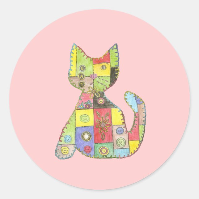 Adesivo Vinheta Gato (Frente)