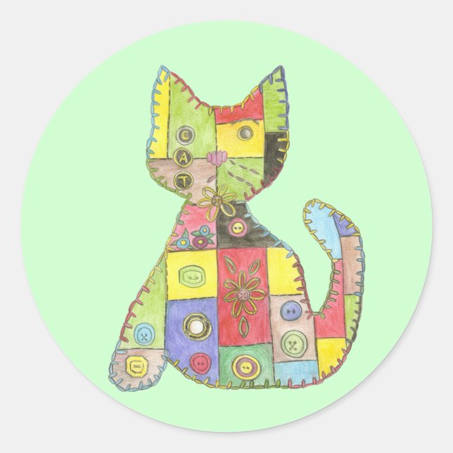 Adesivo Vinheta Gato (Frente)