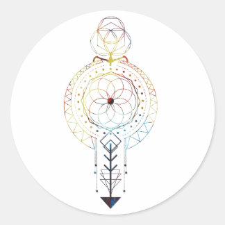 Adesivo Vinheta Geométrica Sagrada