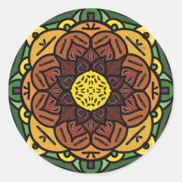 Adesivo Vinheta girassol