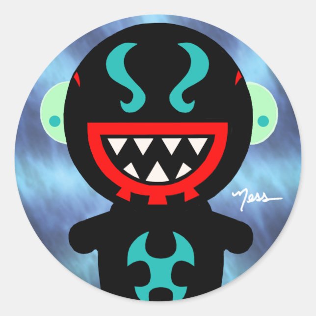 Adesivo Vinheta GLEEZBO (Frente)