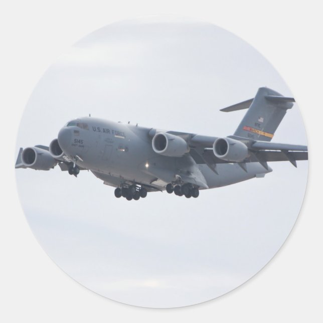 Adesivo Vinheta Globemaster C-17 (Frente)