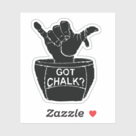 Adesivo Vinheta "got chalk" a subir