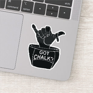 Adesivo Vinheta "got chalk" a subir
