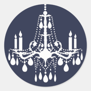 Adesivo Vinheta Grand Ballroom de azul