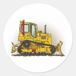 Adesivo Vinheta Grande Bulldozer Dozer
