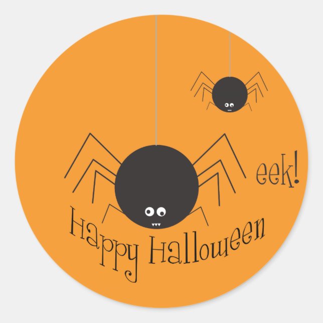 Adesivo Vinheta Halloween (Frente)