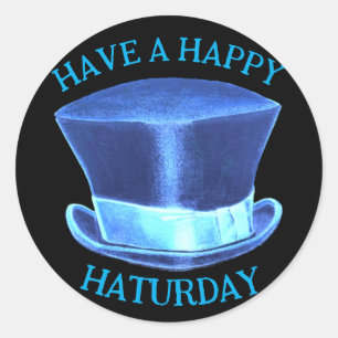 Adesivo Vinheta Haturday Hat