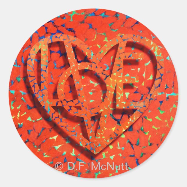 Adesivo Vinheta Heart® do Lover (Frente)